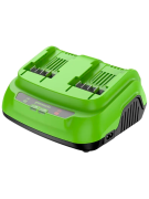 Ультрабыстрое двойное зарядное устройство Greenworks G24X2C8
