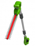 Кусторез штанговый Greenworks G24PH51 24V аккумуляторный