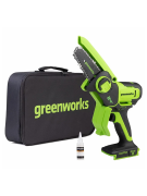 Мини-пила цепная Greenworks G24MCS10 24V аккумуляторная