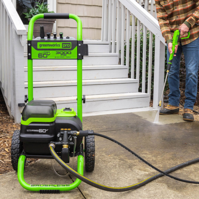 Мойка высокого давления Greenworks GDPW60DP 60V аккумуляторная 