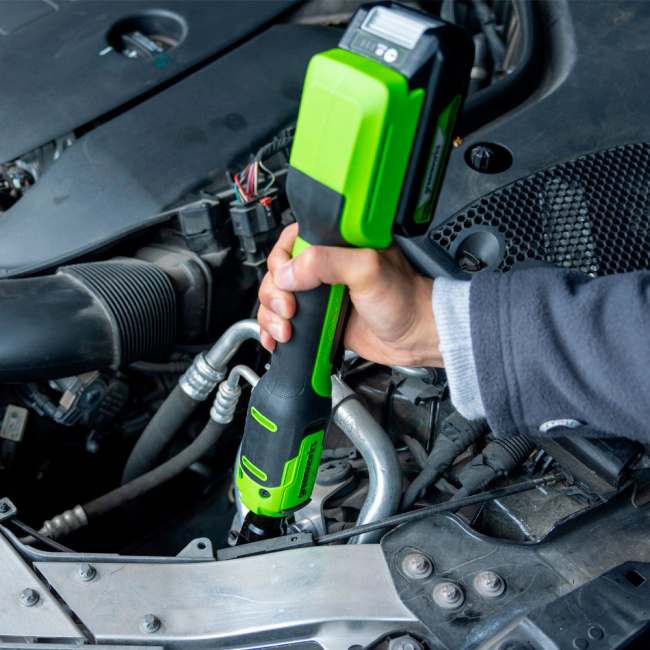 Гайковерт-трещотка Greenworks GD24RW 24V аккумуляторная