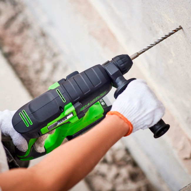 Перфоратор Greenworks GD24SDS2 24V аккумуляторный