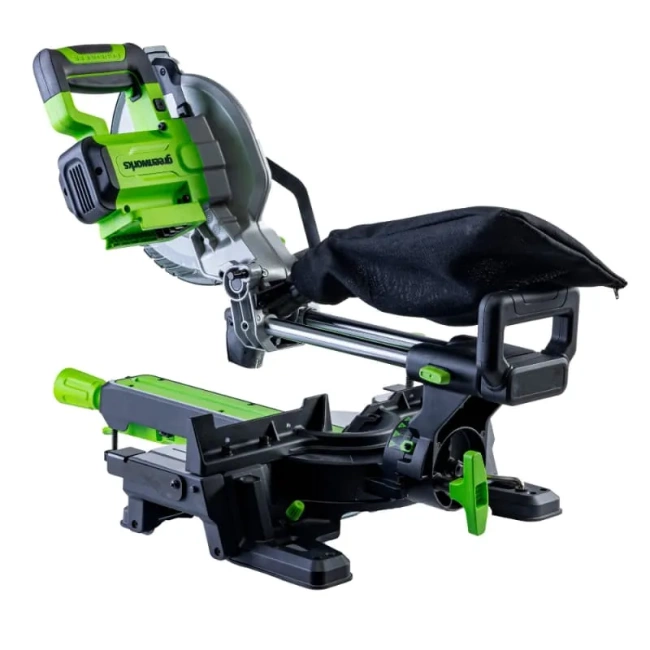 Пила торцовочная Greenworks GD24MS216 24V