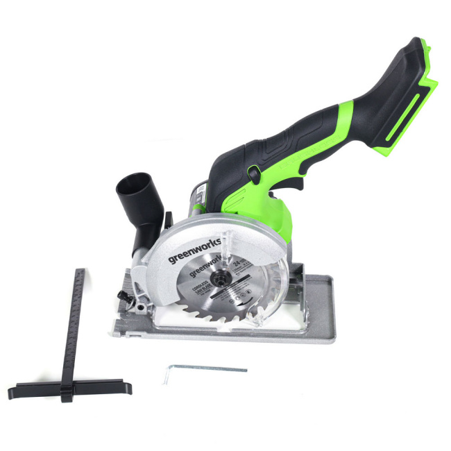 Мини-пила циркулярная Greenworks G24MCS 24V аккумуляторная