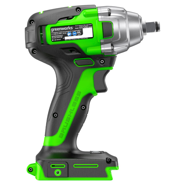 Гайковерт ударный Greenworks GD24IW400 24V аккумуляторный 
