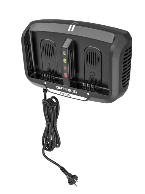 Ультрабыстрое двухпортовое зарядное устройство Greenworks CHD1300