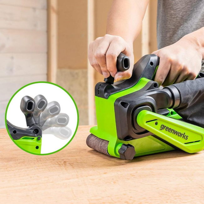 Шлифовальная машина ленточная Greenworks G24BS 24V аккумуляторная