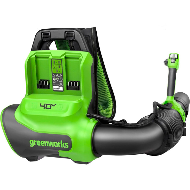 Воздуходувка ранцевая Greenworks GD40BPG2 40V аккумуляторная