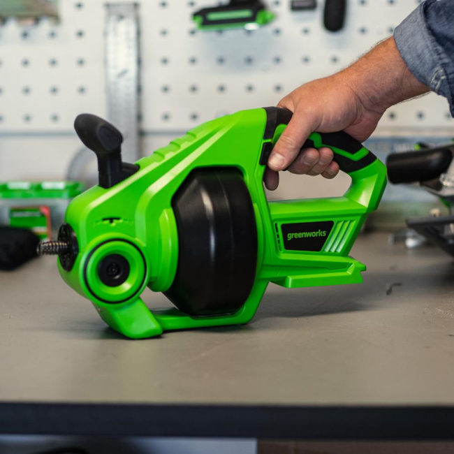 Трос сантехнический Greenworks G24DA аккумуляторный 