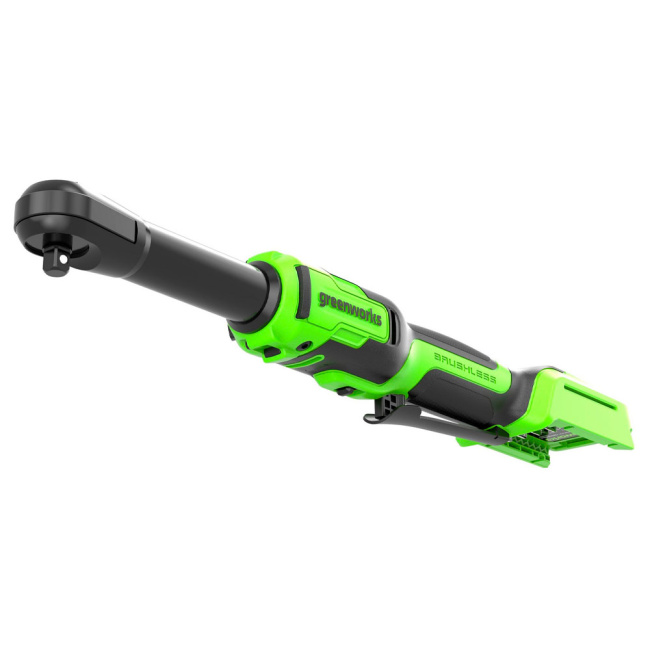 Гайковерт-трещотка удлиненная Greenworks GD24RWX 24V аккумуляторная