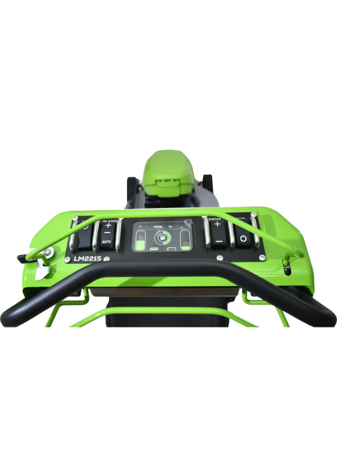 Газонокосилка самоходная Greenworks LM221S 82V аккумуляторная