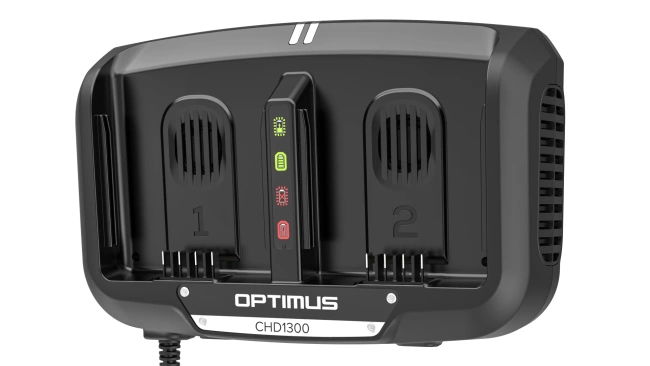 Ультрабыстрое двухпортовое зарядное устройство Greenworks CHD1300