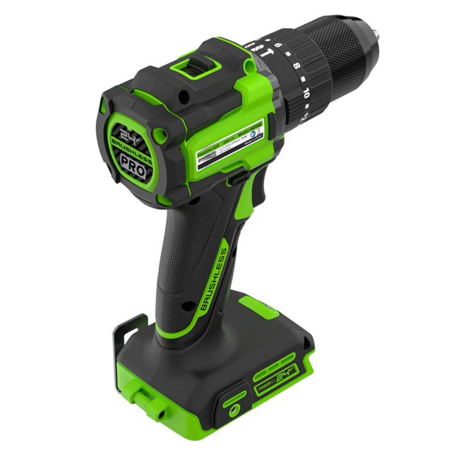 Дрель-шуруповерт ударная Greenworks HD560 24V аккумуляторная 