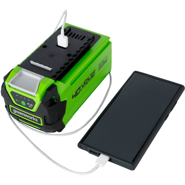 Аккумулятор с USB разъемом Greenworks G40USB2 40V 2Ач