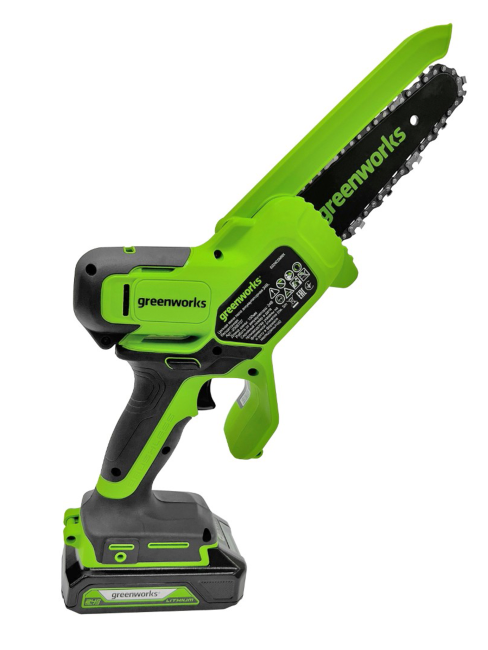 Мини-пила цепная Greenworks GD24CSMNX 24V аккумуляторная