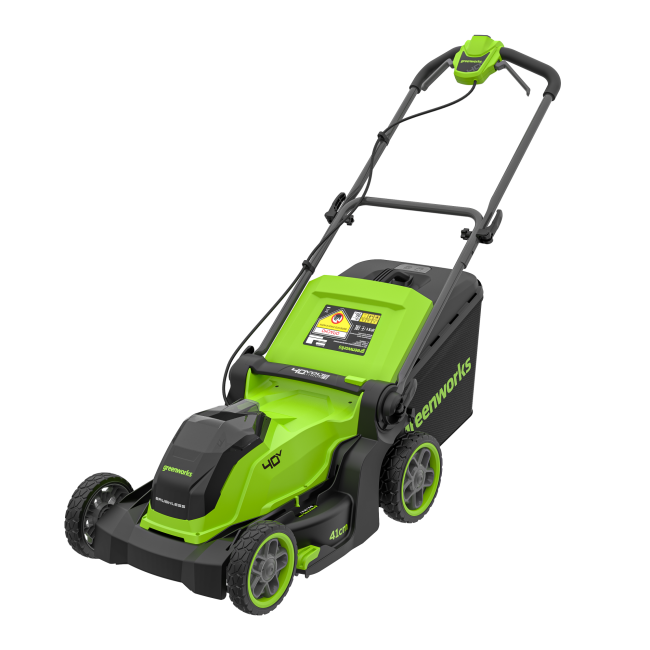 Газонокосилка Greenworks GD40LM411 40V аккумуляторная