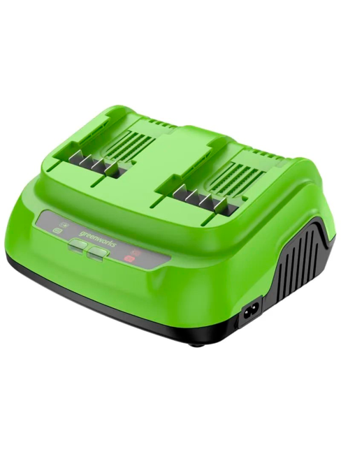 Ультрабыстрое двойное зарядное устройство Greenworks G24X2C8
