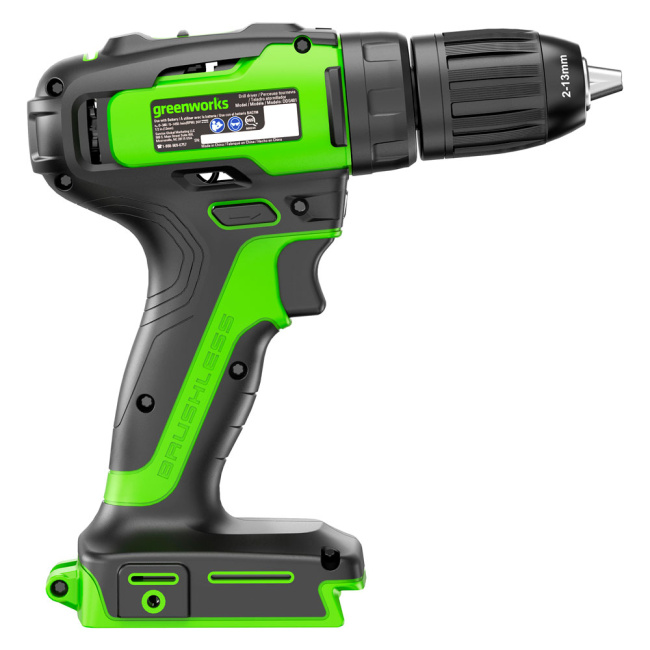 Дрель-шуруповерт Greenworks GD24DD35 24V аккумуляторная