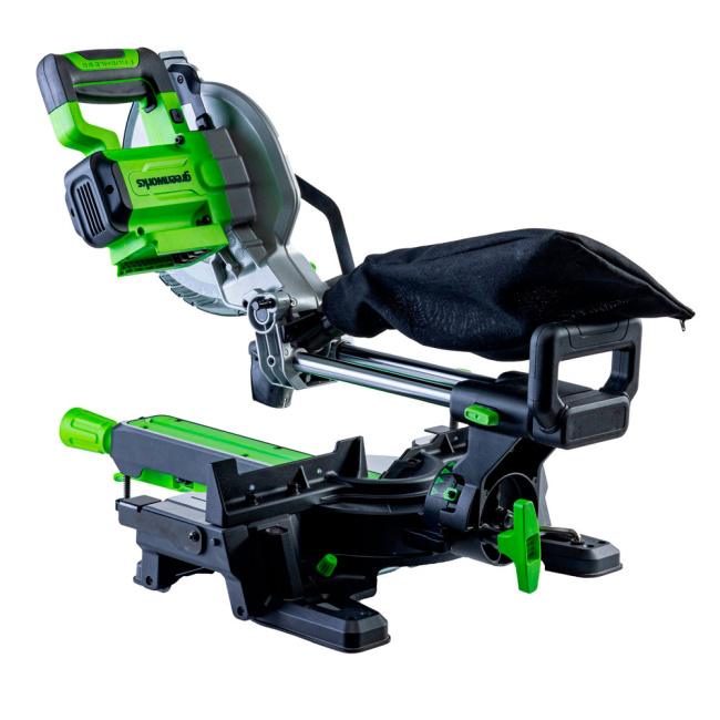 Пила торцовочная Greenworks GD24MS216 24V