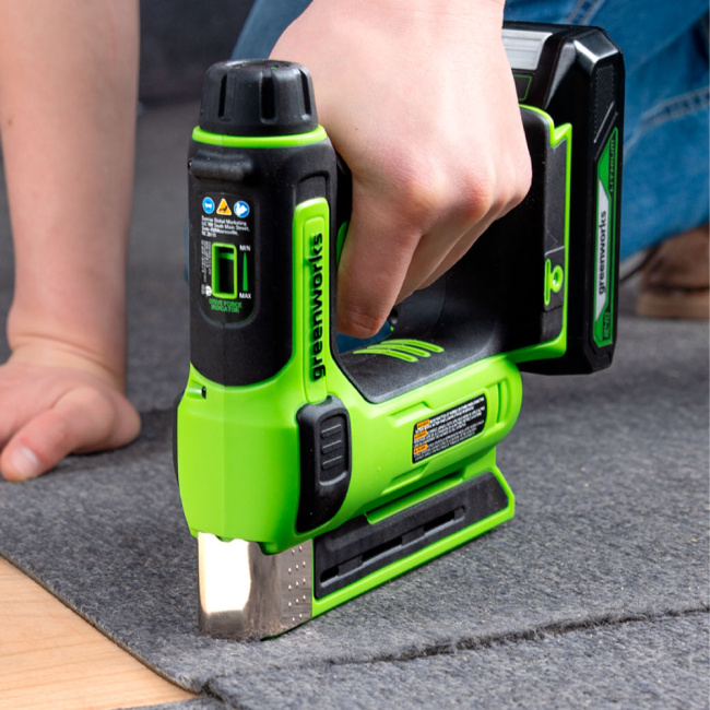 Степлер Greenworks G24CS10 24V аккумуляторный