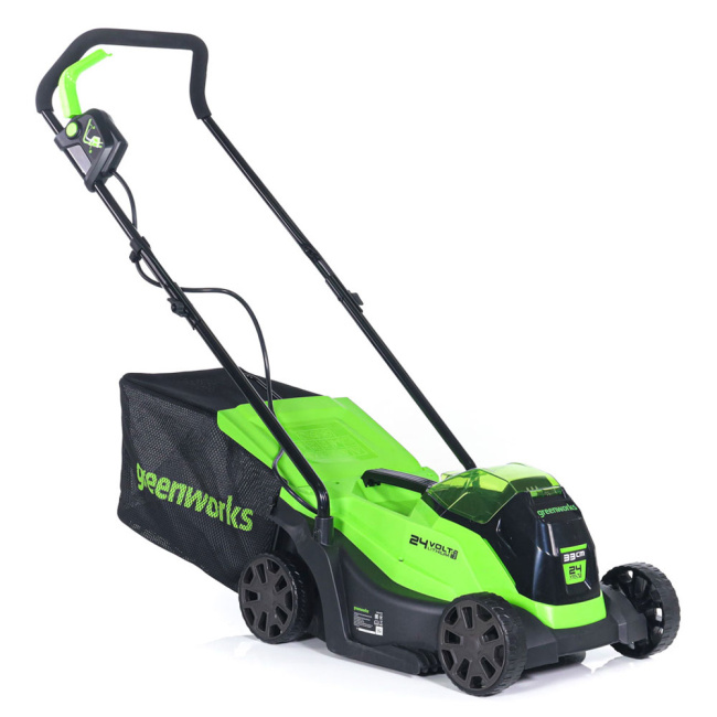 Газонокосилка Greenworks GD24LM33 24V аккумуляторная