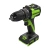 Дрель-шуруповерт Greenworks DD345 24V аккумуляторная 