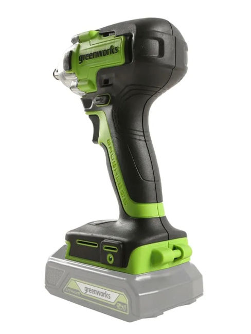 Гайковерт ударный Greenworks GD24IW400 24V аккумуляторный 