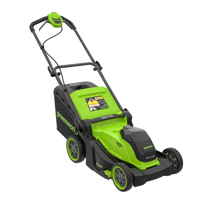 Газонокосилка Greenworks GD40LM411 40V аккумуляторная