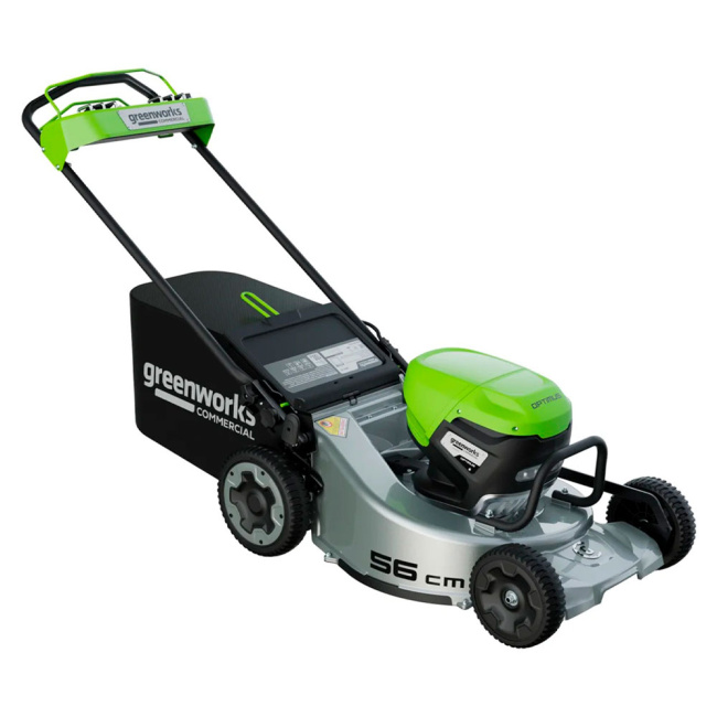 Газонокосилка самоходная Greenworks LM221S 82V аккумуляторная