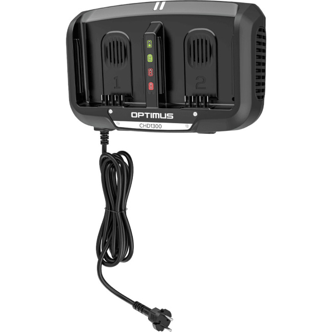Ультрабыстрое двухпортовое зарядное устройство Greenworks CHD1300 82V
