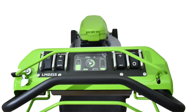 Газонокосилка самоходная Greenworks LM221S аккумуляторная