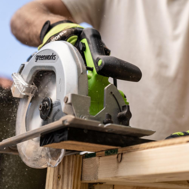 Пила циркулярная Greenworks GD24CS 24V аккумуляторная