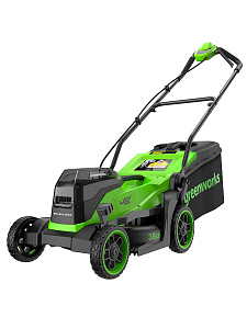 Газонокосилка Greenworks GD24X2LM361 24V аккумуляторная