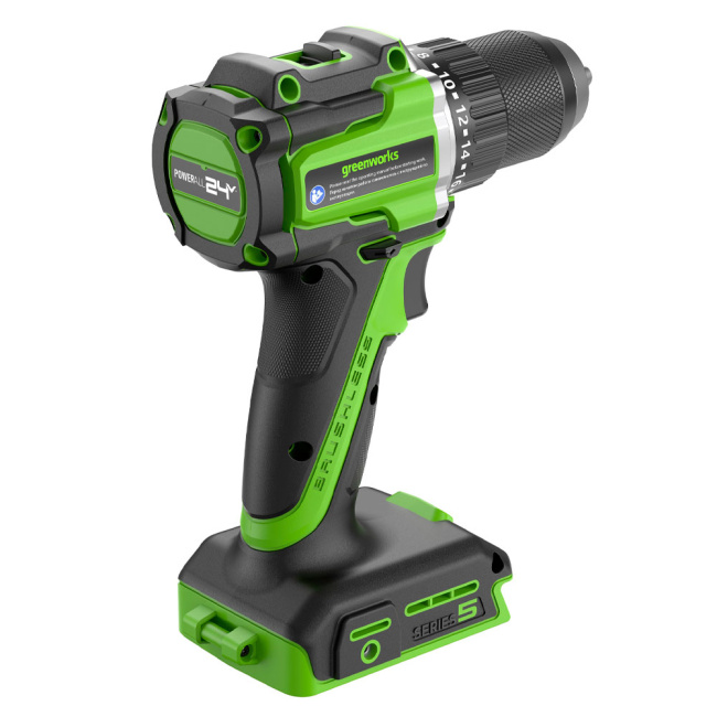 Дрель-шуруповерт Greenworks DD560, 24V аккумуляторная