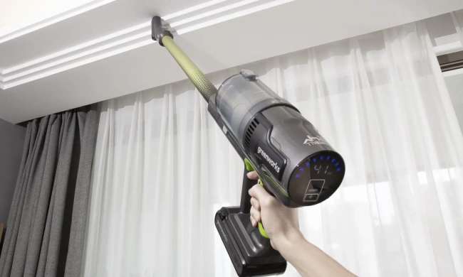 Пылесос вертикальный Greenworks G24SVK4 24V аккумуляторный