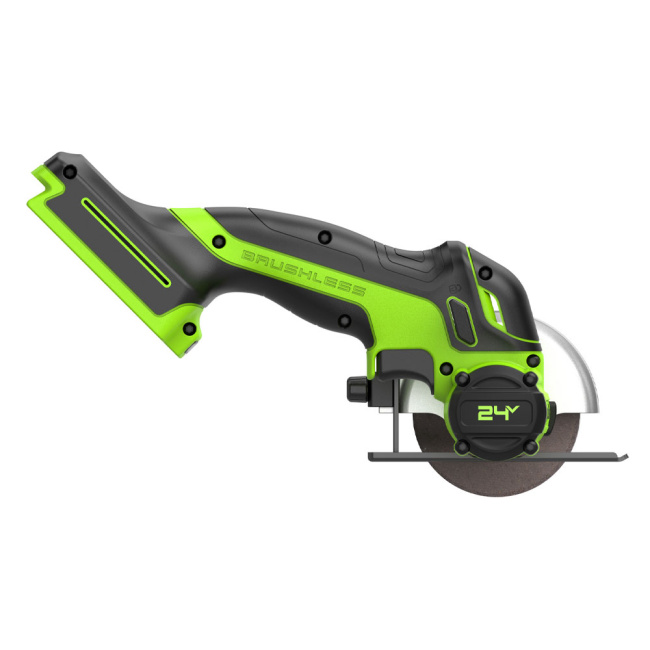 Мини-шлифовальная машина угловая Greenworks AGM530 (GD24UCS) 24V аккумуляторная