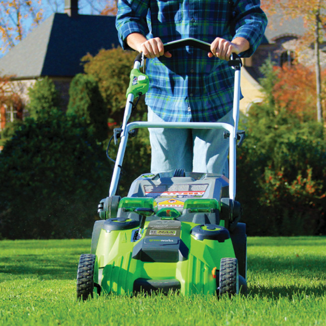 Газонокосилка Greenworks TwinForce G40LM49DB 40V аккумуляторная