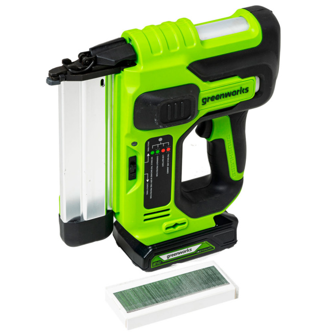 Нейлер Greenworks GD24BN 24V аккумуляторный 