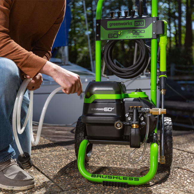 Мойка высокого давления Greenworks GDPW60DP 60V аккумуляторная 