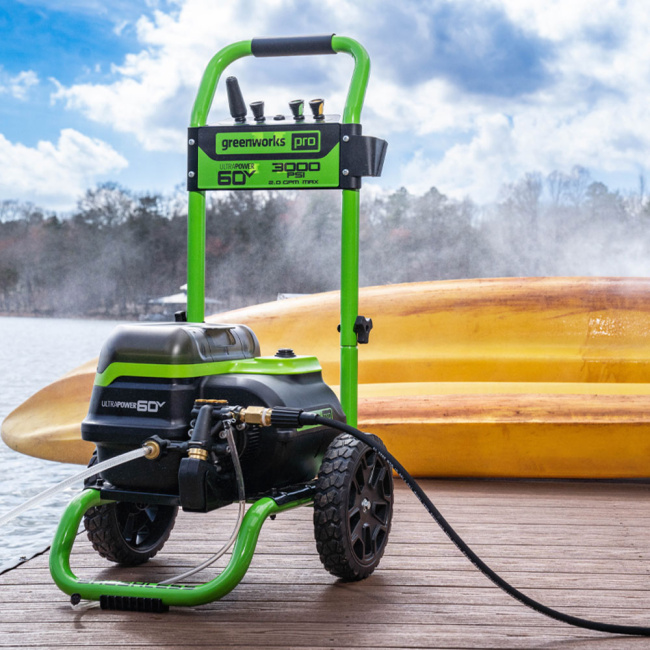 Мойка высокого давления Greenworks GDPW60DP 60V аккумуляторная 