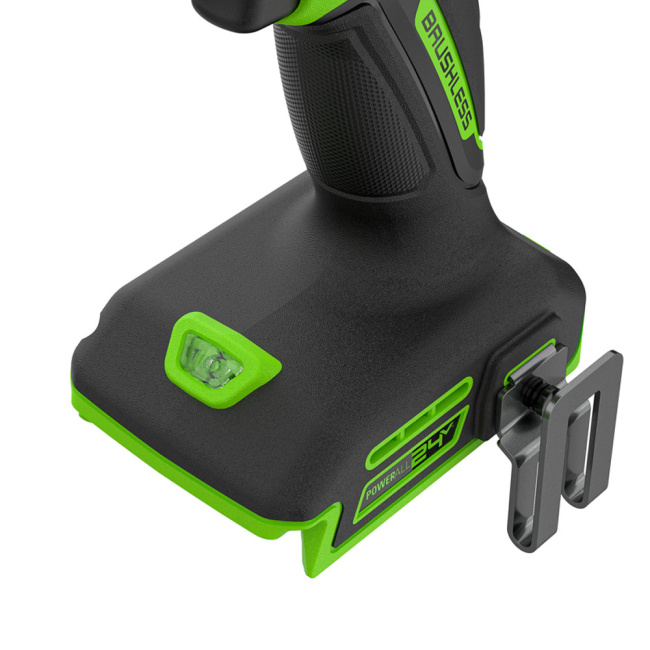 Дрель-шуруповерт ударная Greenworks HD560 24V аккумуляторная 