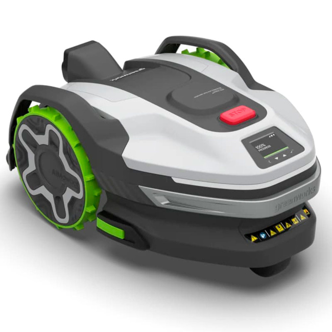 Газонокосилка-робот Greenworks AI Vision 8 C8V 24V аккумуляторная