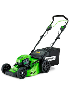 Газонокосилка Greenworks GD60LM46SP 60V аккумуляторная