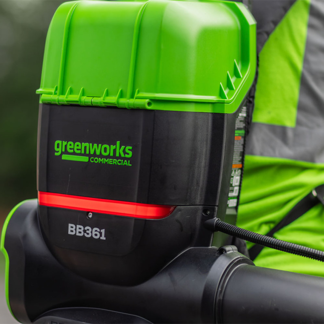 Воздуходув ранцевый Greenworks GD82BP2 82V аккумуляторный