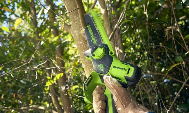Мини-пила цепная Greenworks GD24CS15 24V аккумуляторная