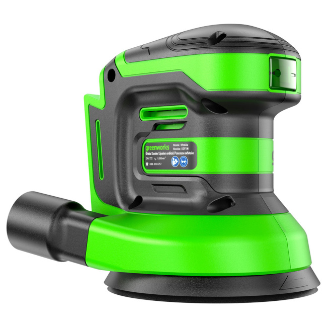 Шлифовальная машина эксцентриковая Greenworks OS325 24V аккумуляторная 