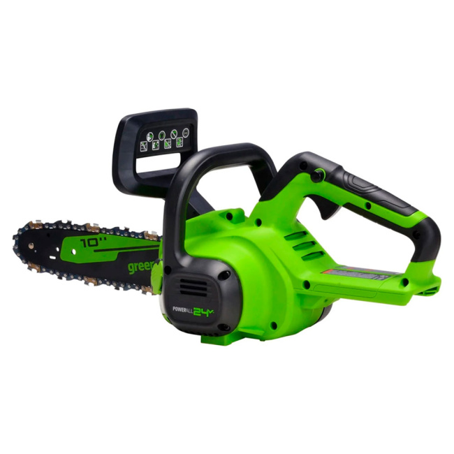 Пила цепная Greenworks G24CS25 24V аккумуляторная