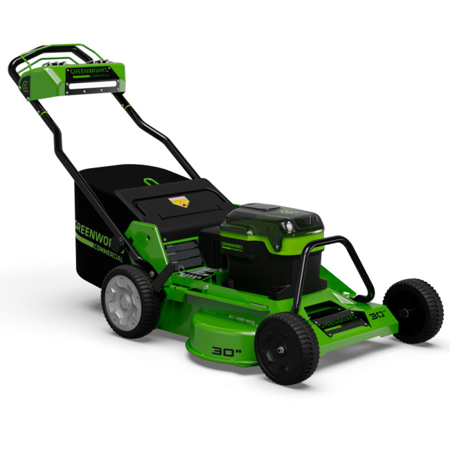 Газонокосилка самоходная Greenworks 82LM30S 82V аккумуляторная 