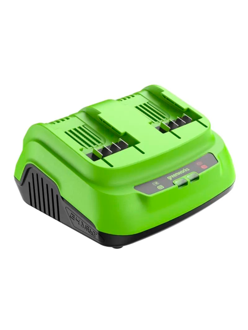 Ультрабыстрое двойное зарядное устройство Greenworks G24X2C8