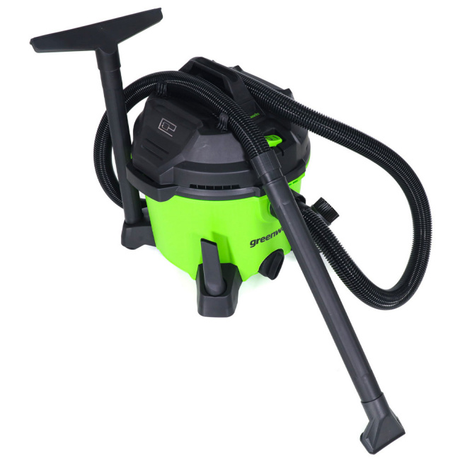 Пылесос строительный Greenworks G120WDV электрический